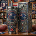 AFC Patriots Champions 40oz Tumbler with Handle and Lid