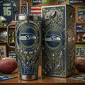 NFC Seahawks Champions 40oz Tumbler with Handle and Lid
